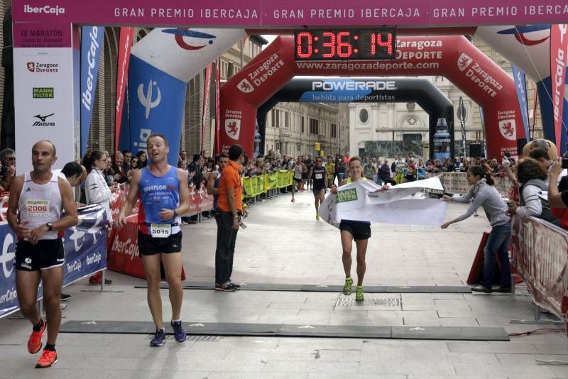 Fotogalería del IX Maratón de Zaragoza