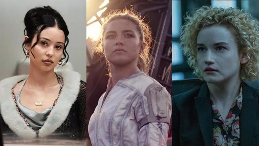 Alexa Demie, Florence Pugh y Julia Garner.