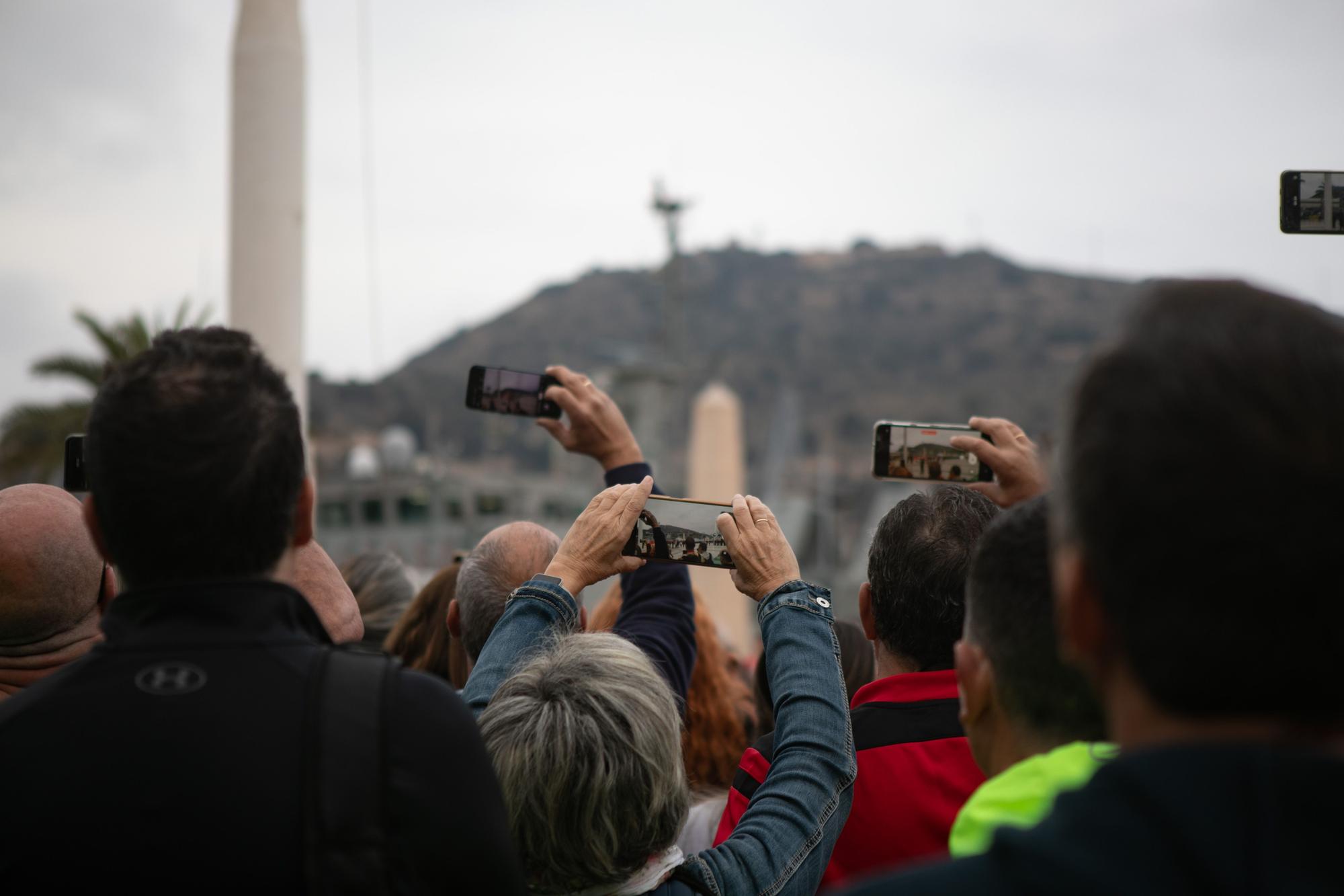 Ambiente previo a la salida de la Ruta de las Fortalezas