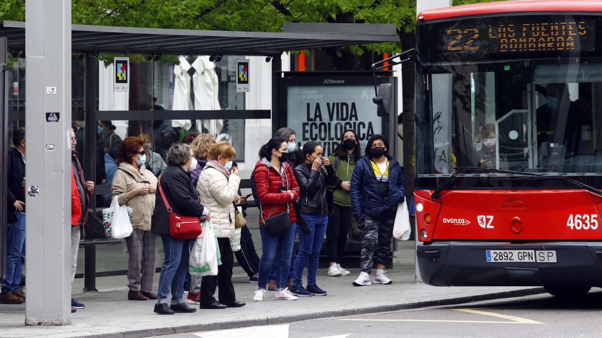 Estos son los horarios de la huelga de autobuses de Zaragoza hoy.