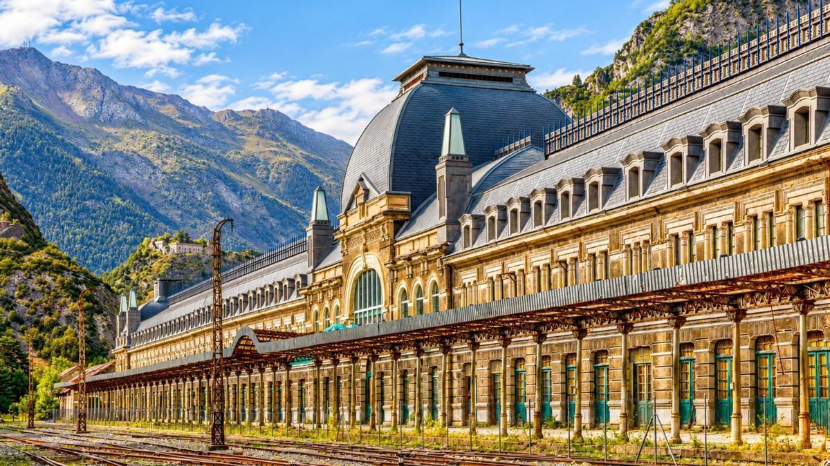 Es una de las estaciones de tren más impresionantes de España.