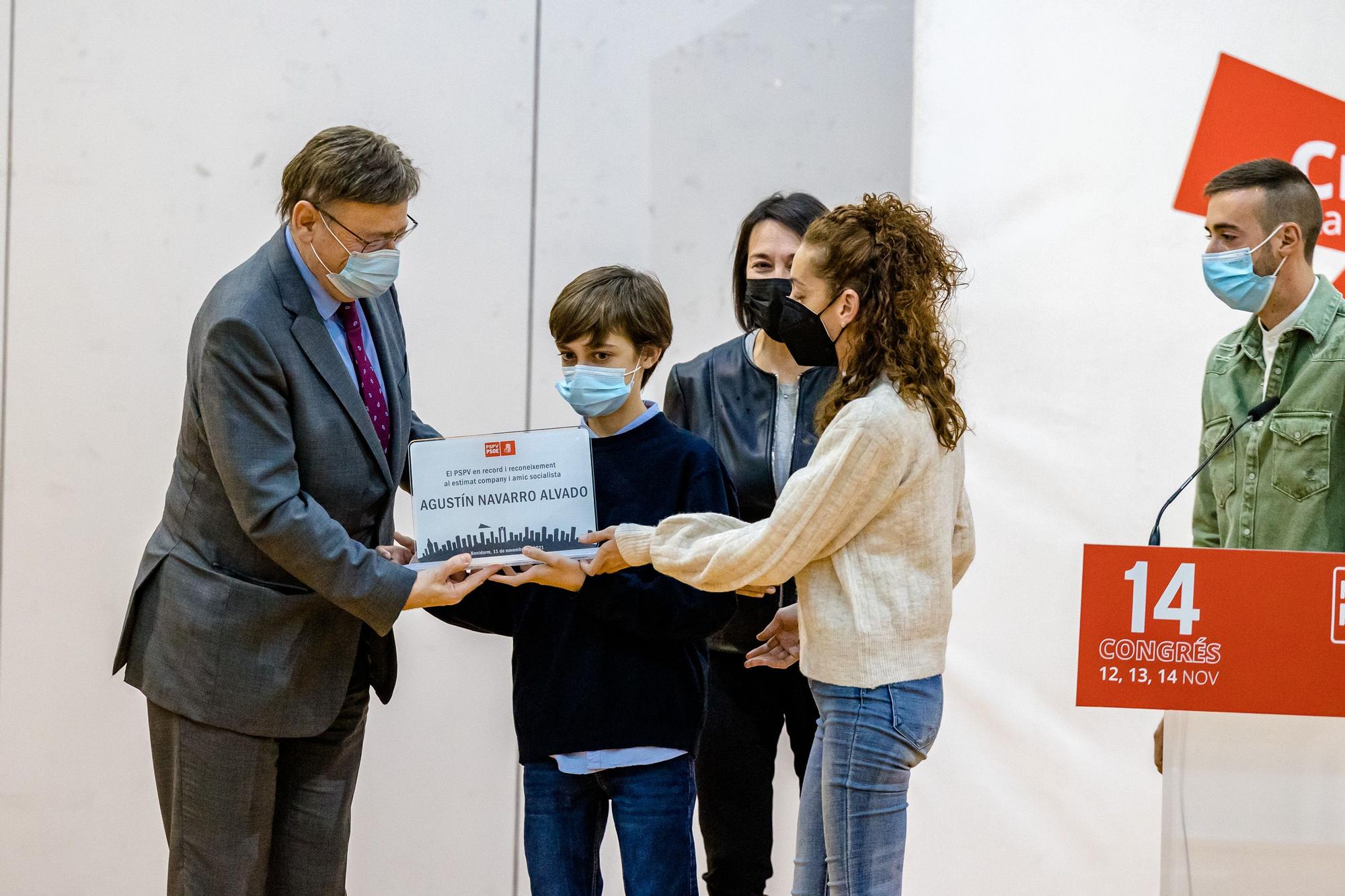 Homenaje al exalcalde de Benidorm Agustín Navarro