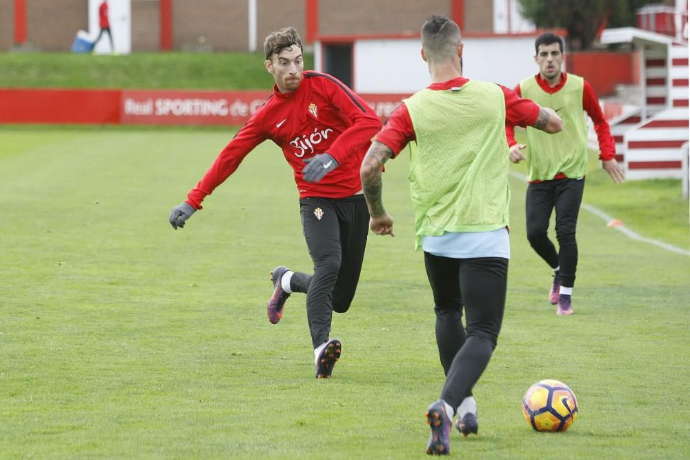 Entrenamiento del Sporting