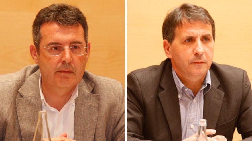 Miquel Noguer i Narcís Casassa, a la l&#039;esquerra i a la dreta, respectivament · Aniol Resclosa / Marc Martí
