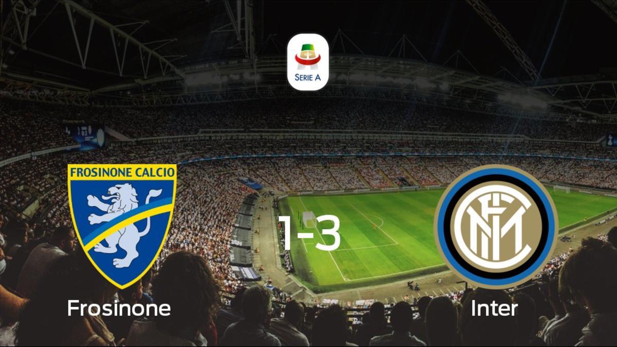 El Inter venció al Frosinone por 1-3