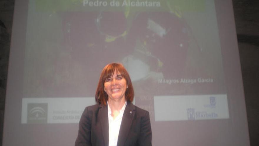 La arqueóloga Milagros Alzaga participa en las Jornadas de Patrimonio Histórico.