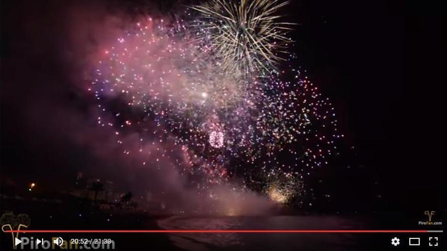 VÍDEO | Aquest és l&#039;espectacle de focs artificials que ha guanyat el concurs de Blanes