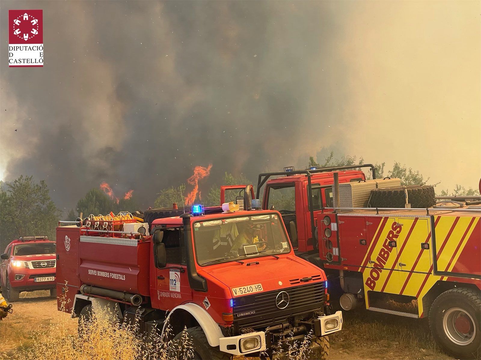 Galería: Las imágenes del incendio forestal de Caudiel