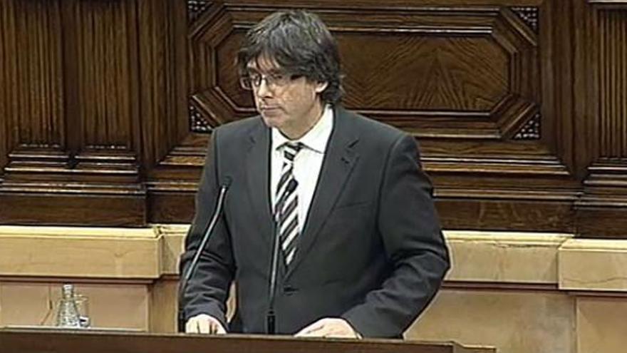 Puigdemont: &quot;El pueblo no falló y esto no merecía ser enmendado&quot;