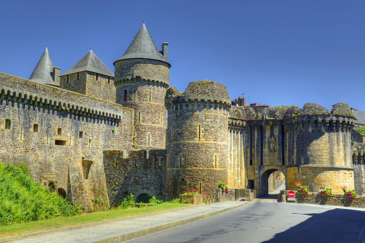 Imagen del castillo de la ciudad de Fougères.