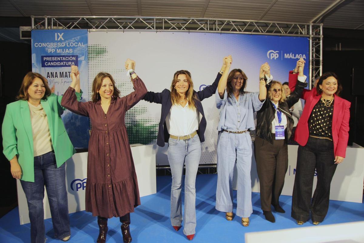 Los populares celebraron este sábado el IX Congreso del PP de Mijas, donde Ana Mata fue nombrada nueva presidenta de la formación local