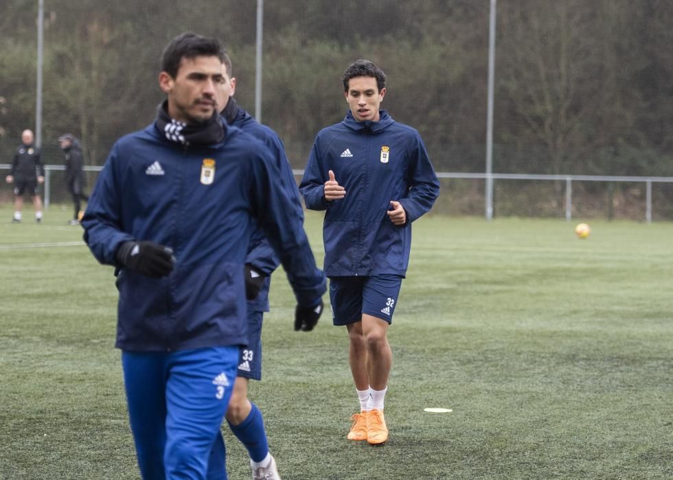 Entrenamiento del Real Oviedo en Tensi