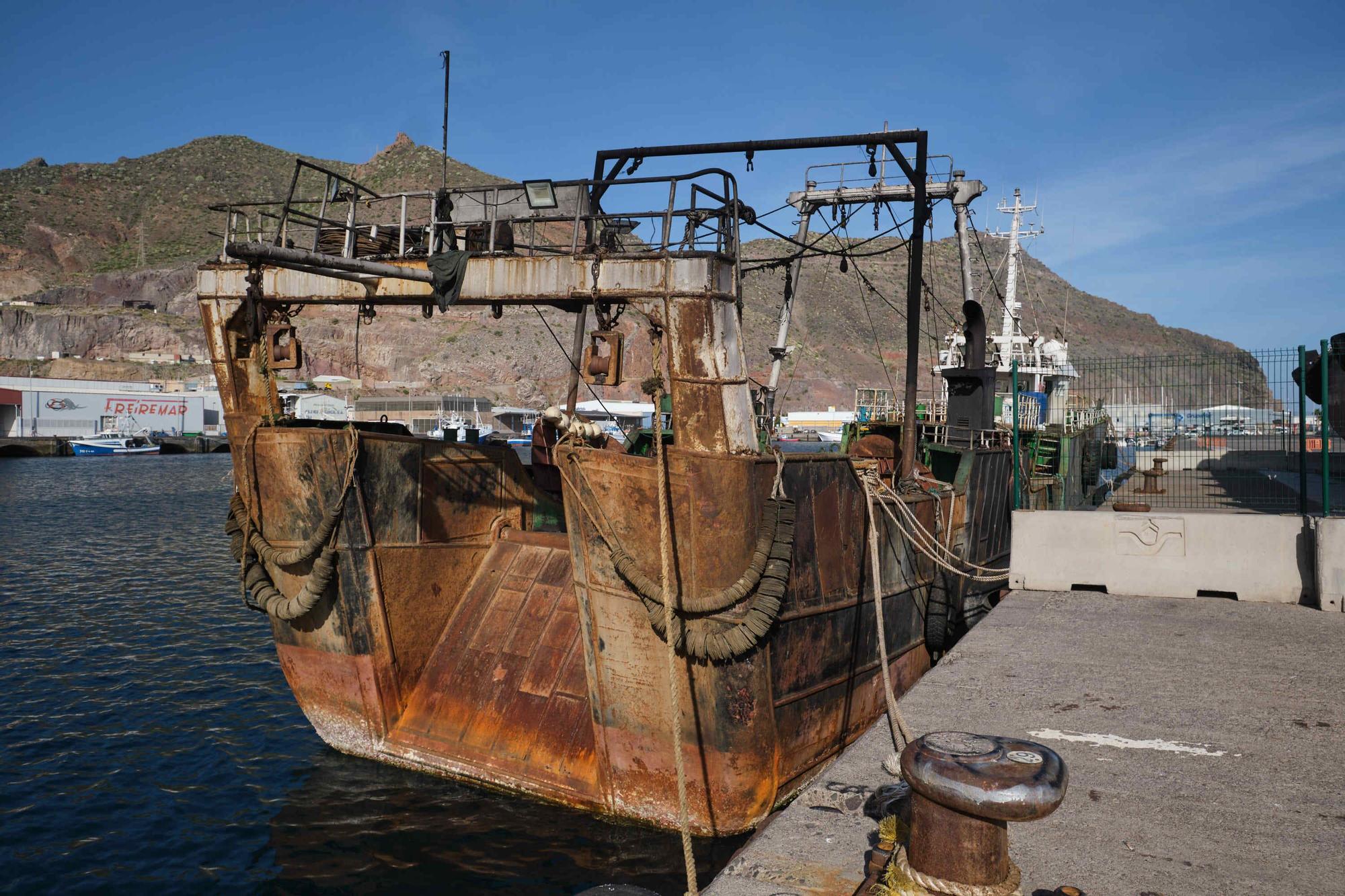 El barco &#039;Simione&#039;, capturado en aguas canarias con tres toneladas de cocaína