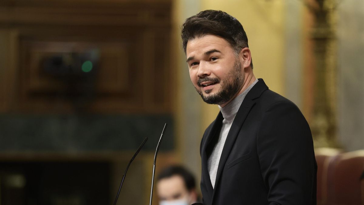 El portavoz de ERC, Gabriel Rufián.