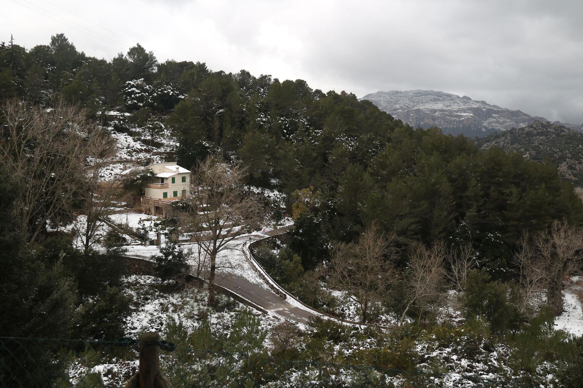 Sehenswürdigkeit Schnee auf Mallorca - neue Bilder aus der Serra de Tramuntana