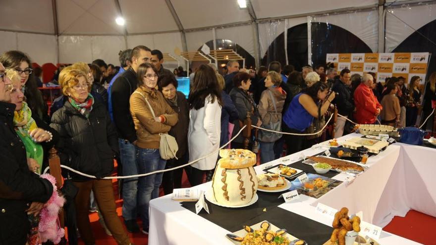 El concurso de platos de mejillón en la pasada Festa do Marisco.