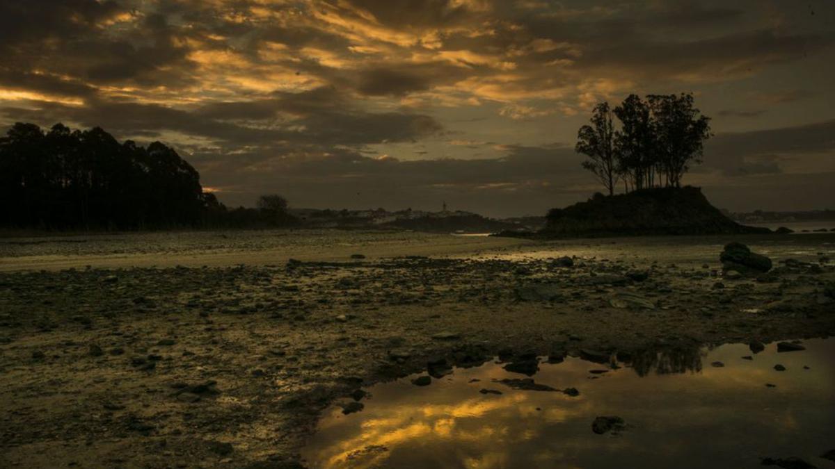 Atardecer en el entorno de la ría del Eo