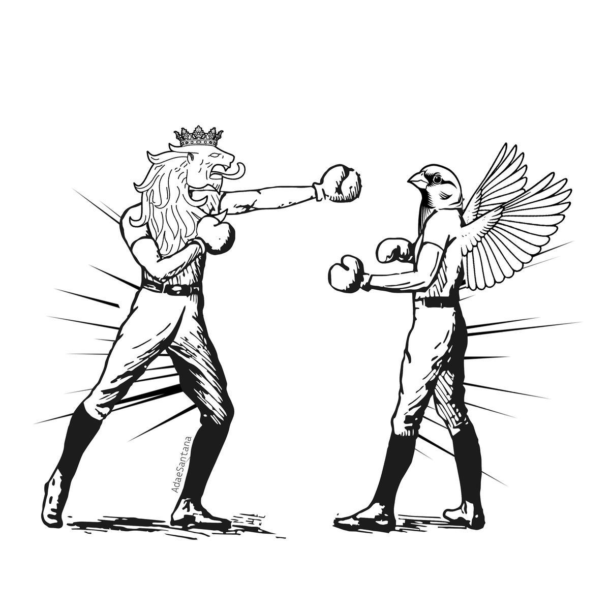 'Round' entre Gobierno de Canarias y el Estado - Ilustración de Adae Santana