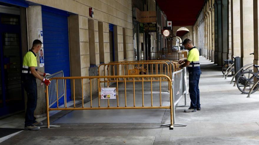 Pruebas en Marqués de San Esteban para dar con un suelo más resistente
