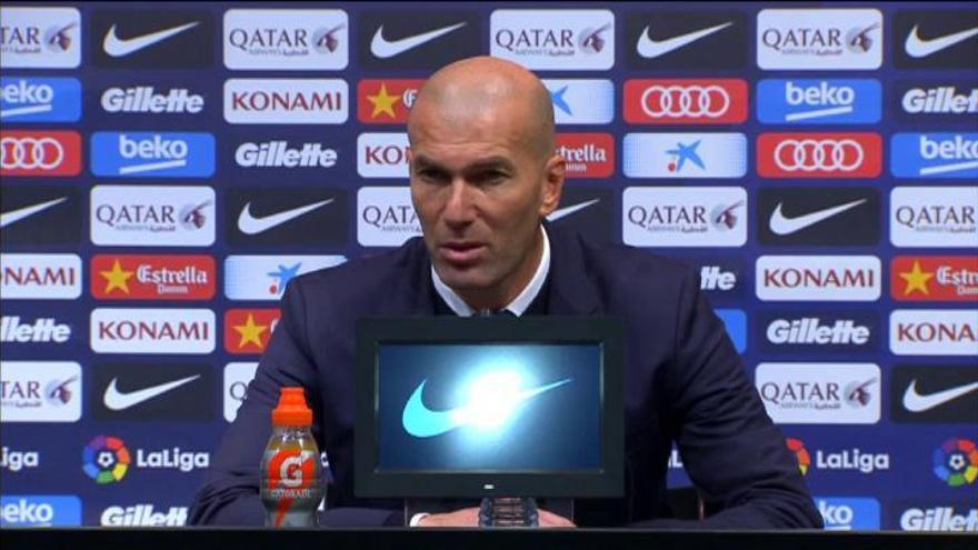 Zidane: &quot;No es fácil sumar aquí y lo hemos hecho&quot;