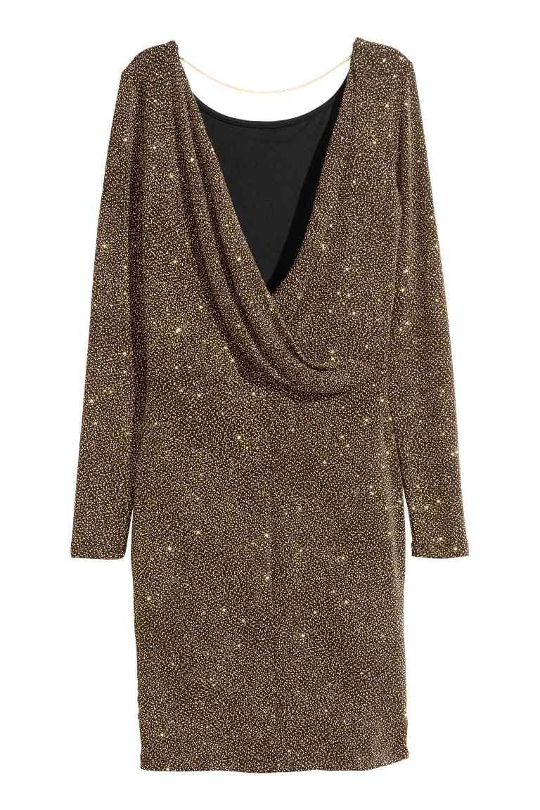 Vestido con brillos de H&M (49,95€)