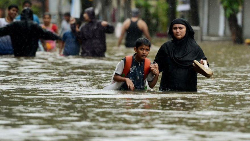 Las fuertes lluvias dejan más de 1.200 muertos en el sur de Asia