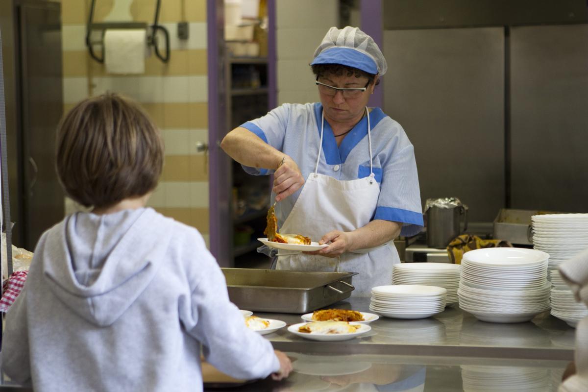 Imagen de un comedor escolar