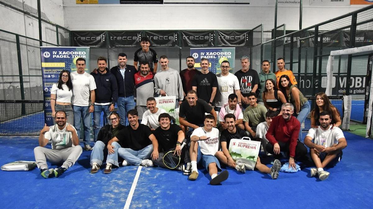 Entrega de premios del IV Xacobeo Padel Tour 2025.