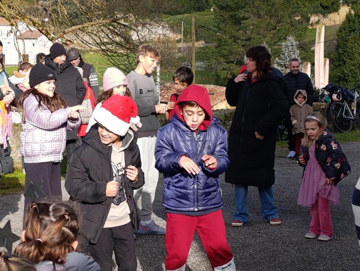 Así se vivieron las campanadas infantiles en Valdesoto