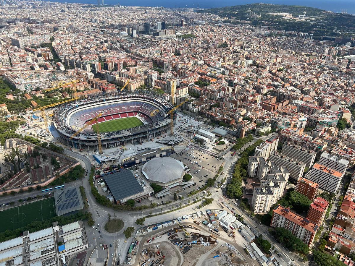 El Spotify Camp Nou sigue tomando forma entre la incertidumbre