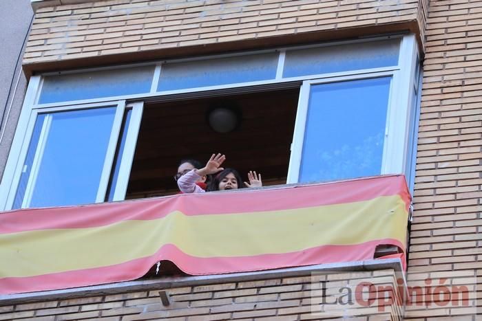 Viernes de dolores: Aplausos y salves a la patrona en Cartagena durante el confinamiento