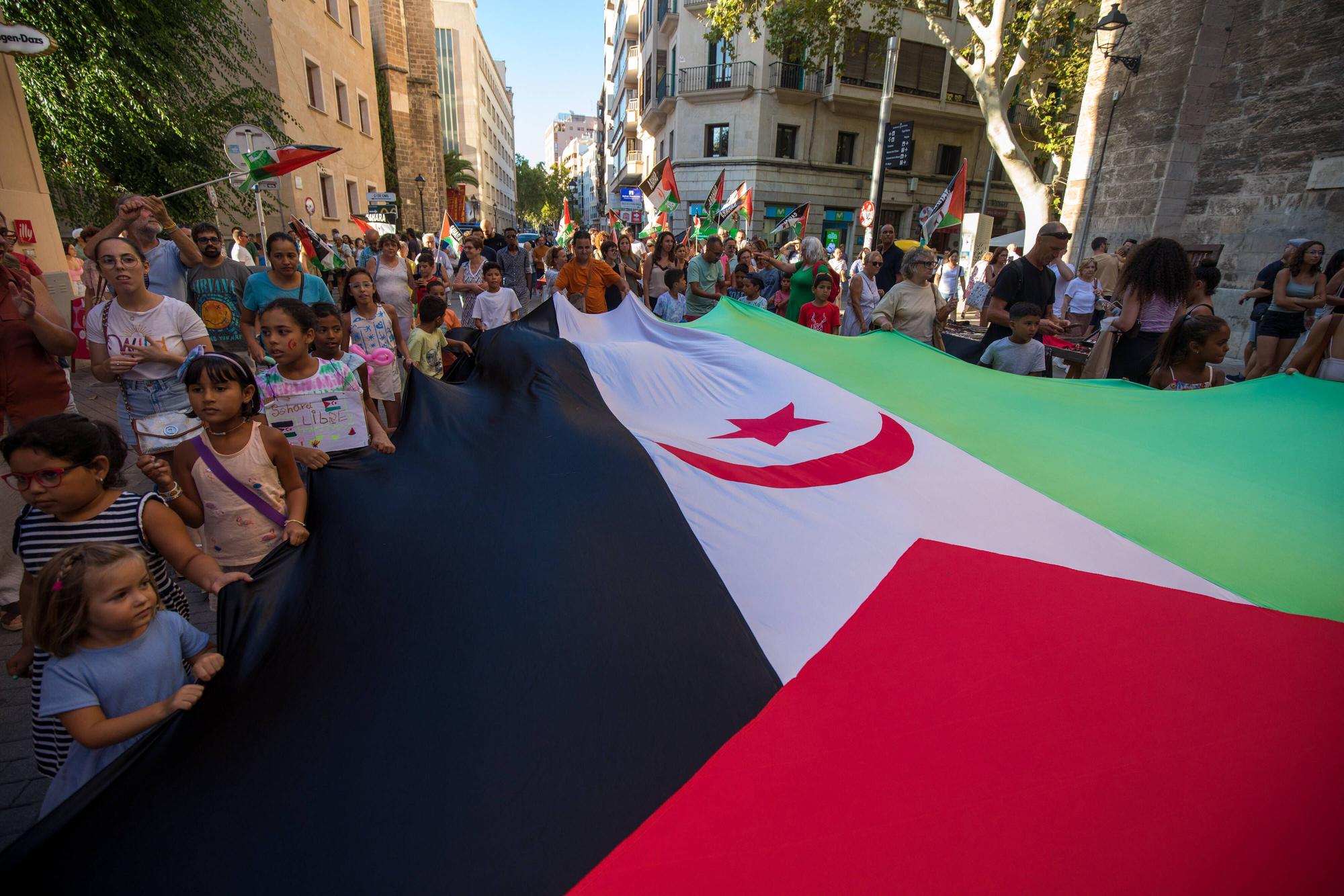 Más de 300 personas piden un Sáhara libre en Palma