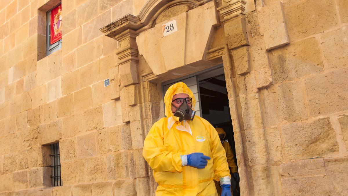 Desinfectan el monasterio de Santa Faz tras un brote que afecta a nueve monjas