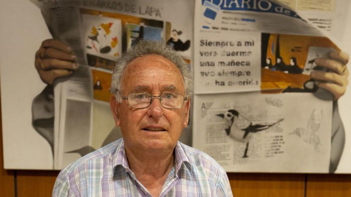 Sánchez en una sala del Diario de Ibiza. | VICENT MARÍ