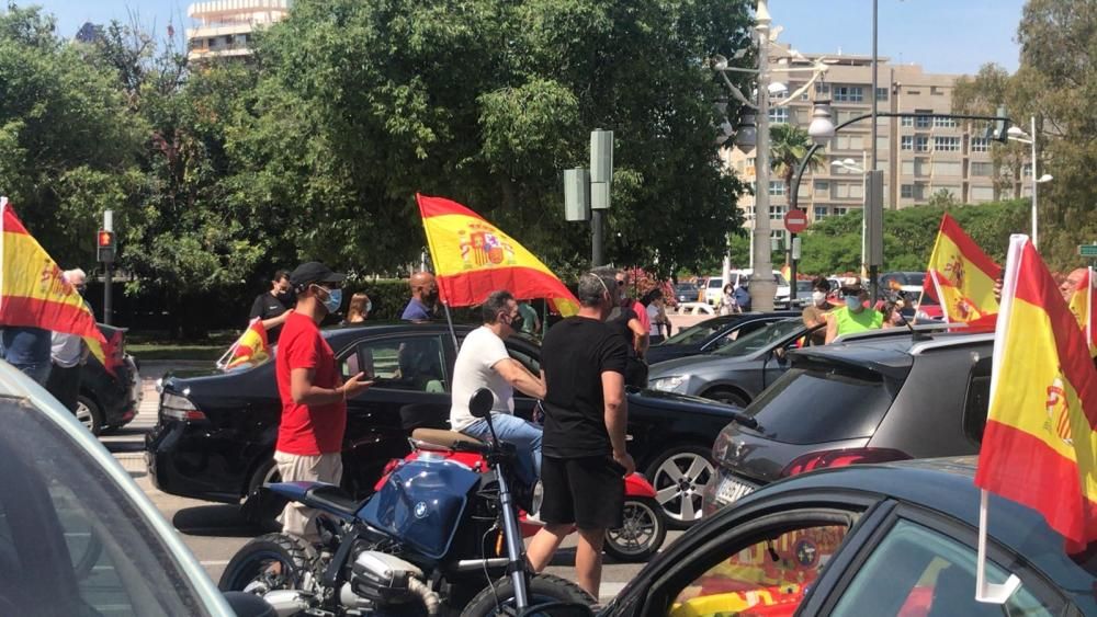 Manifestación contra el Gobierno convocada por Vox en Valencia