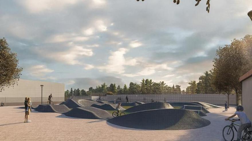 BMX, skate y patinete para vecinos de Cártama: así será el nuevo circuito deportivo que llegará en seis meses