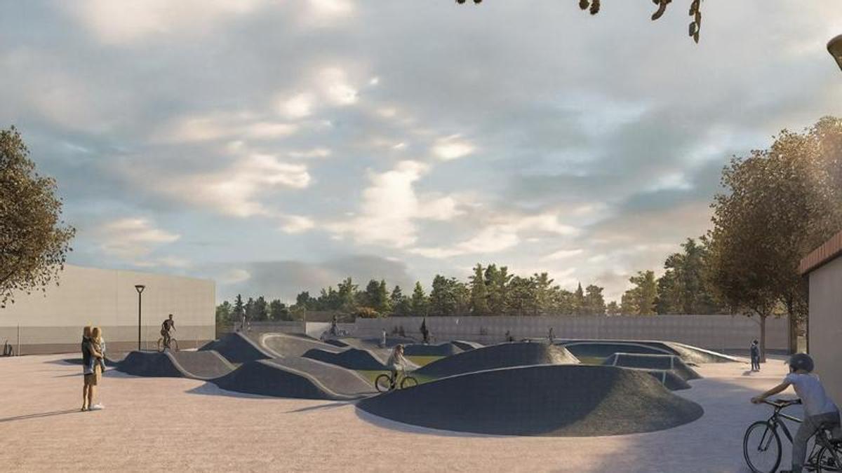 Fonsán refuerza su compromiso con Cártama con el nuevo circuito de Pumptrack y Surfskate.