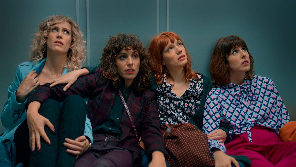 Las actrices Teresa Riott, Silma López, Diana Gómez y Paula Malia son Nerea, Lola, Valeria y Carmen en la serie 'Valeria' de Netflix