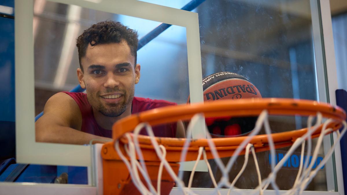 Oscar da Silva, con SPORT en la Ciutat Esportiva