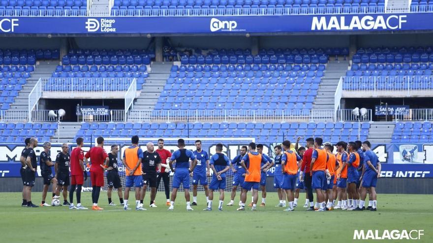 El Málaga CF entrenará a puerta abierta el 5 de enero por la mañana