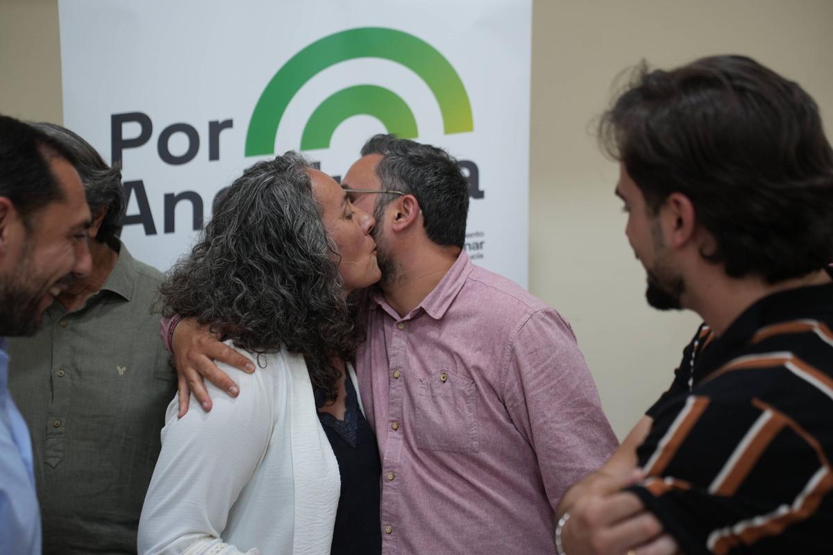 La noche electoral en la sede de Por Andalucía, en imágenes La noche electoral en la sede de Por Andalucía, en imágenes