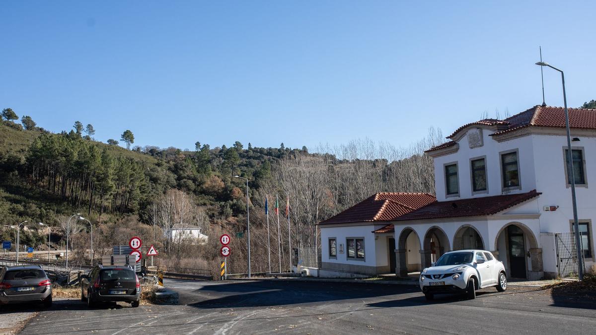 Frontera entre España y Portugal.