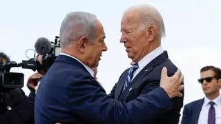 Biden aterriza en Israel con la tensión agravada por la masacre en el hospital de Gaza