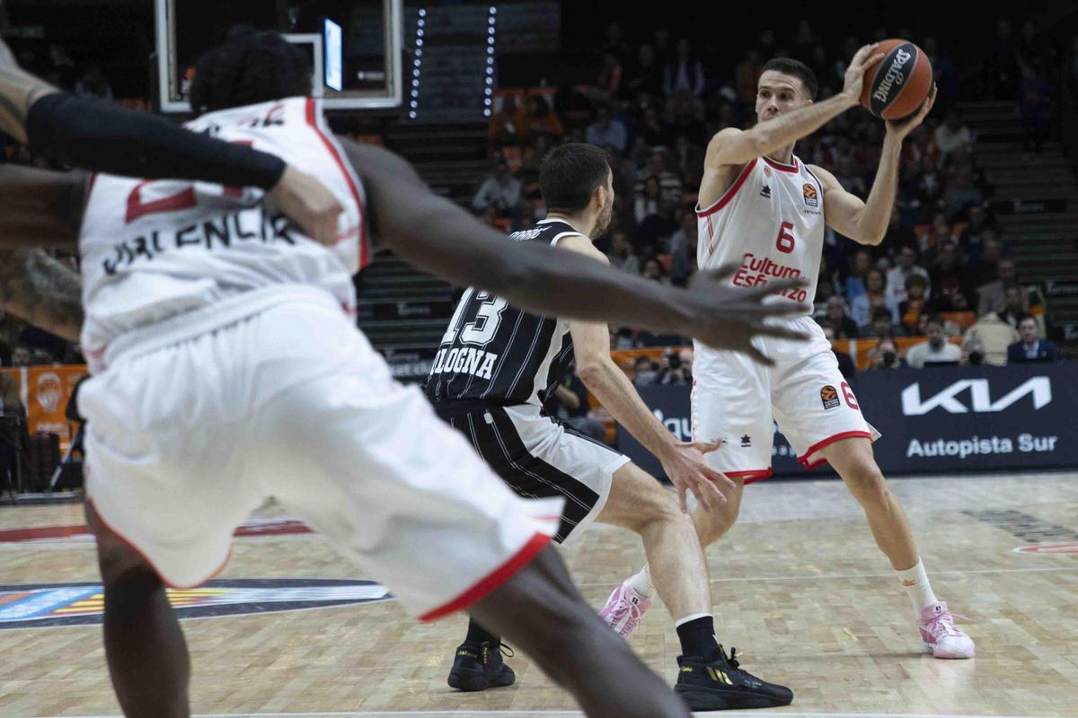 Partido Euroliga Valencia Basket- Virtus Bolonia