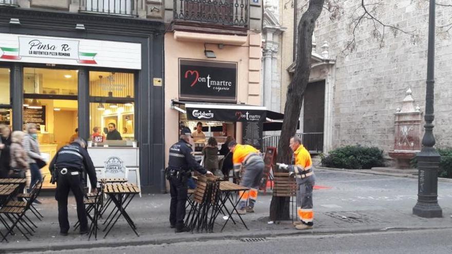 El ayuntamiento lanza una ofensiva contra las terrazas del centro histórico