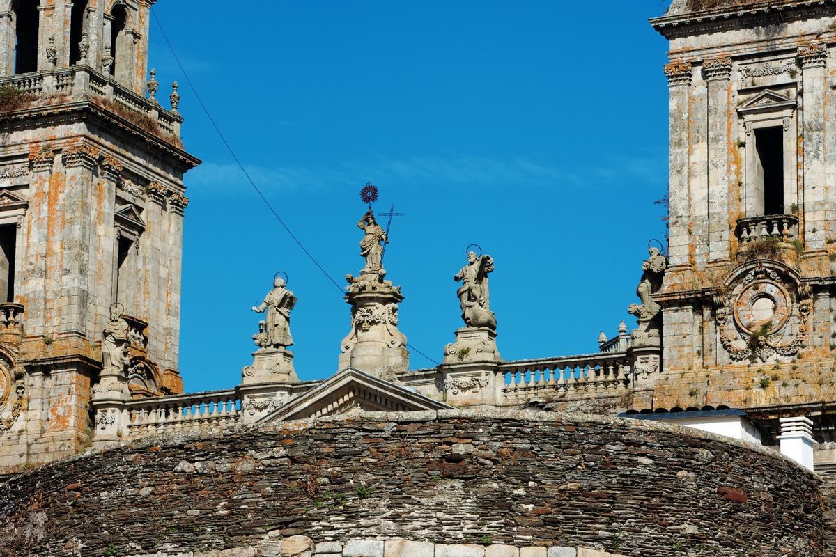 Detalle de la catedral de Lugo