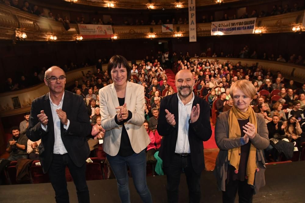 Mitin del BNG en A Coruña con Ana Pontón