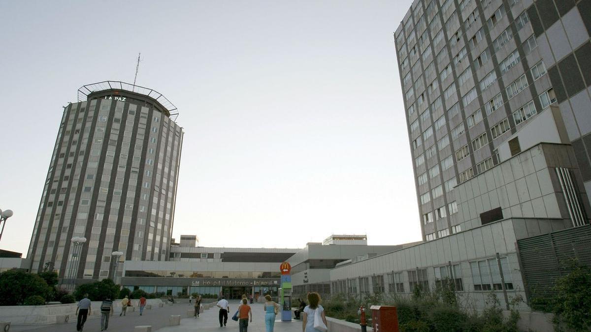 El Hospital La Paz de Madrid.