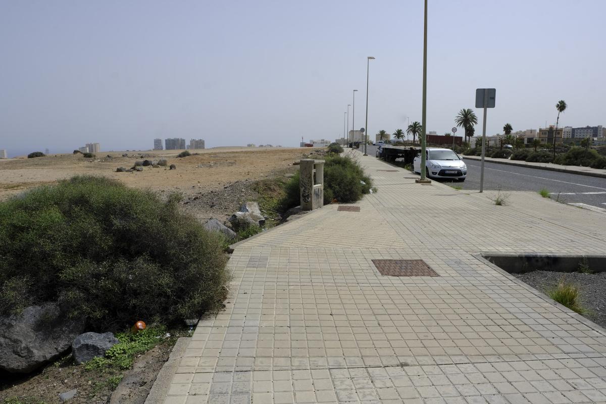 Aquí se produjo el accidente múltiple en Gran Canaria Aquí se produjo el accidente múltiple en Gran Canaria