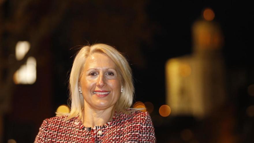 La cap de llista del PPC al Senat per Girona, Maria Àngels Olmedo